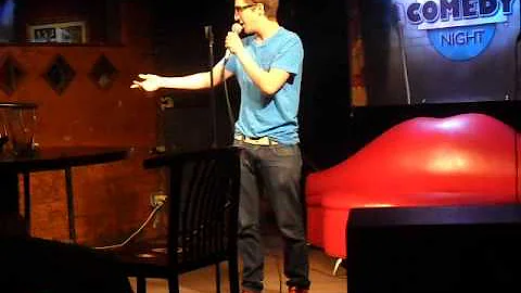 Shawn Hoffman performing comedy at Comedy Monday N...