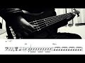 Misfits - Saturday Night  [BASS COVER] w/Notation &amp; Tabs