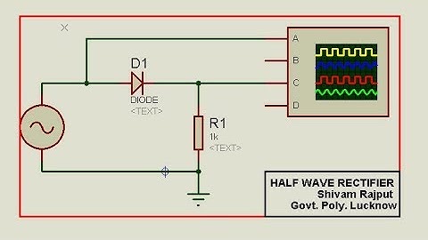 Half Wave Rectifier on Proteus by Electronics tpoint