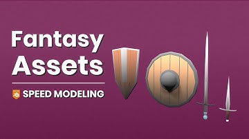 Fantasy Asset Pack - Speed Modeling 02 | Speed Modeling | Blender 3.0