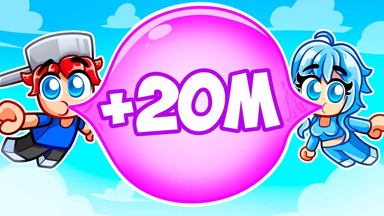 Blowing a MAX LEVEL BUBBLE in Bubble Gum Simulator!