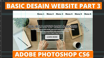 Part 3 Tutorial cara desain website sederhana menggunakan adobe photoshop cs6