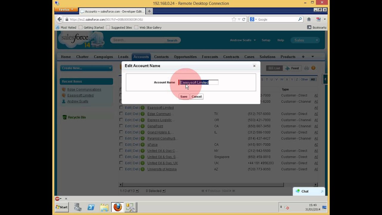 Passing data between Salesforce and SQL Server