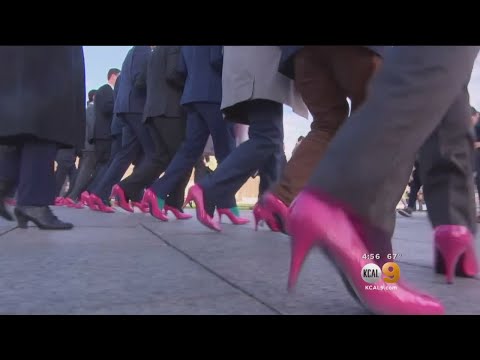 Men In Canada's Parliament Don High Heels To Raise Awareness About Violence Against Women