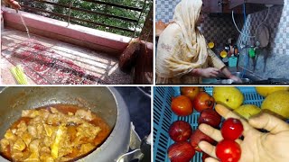 My Regular evening to night Routine Bhuna Gosht Recipe|Vlog with Recipe| Sana's Rasoi