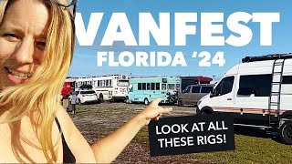 Behind the Scenes at VanFest USA 2024 (Van tours & community at van life meetup in Florida)