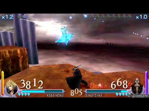 DISSIDIA FINAL FANTASY Cloud VS Fake Seth