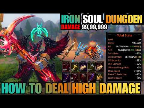Beginner's Guide Iron Soul Dungeon! How to do High Damage And Better Forge