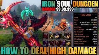 Beginner's Guide Iron Soul Dungeon! How to do High Damage And Better Forge Iron soul Dungeon Roblox