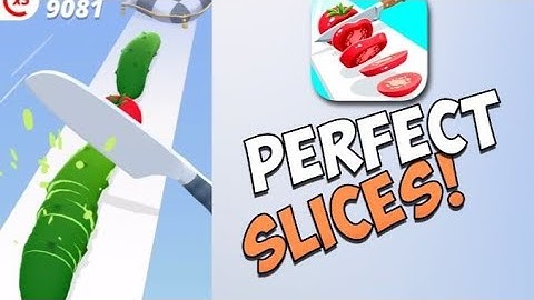 perfect slice game play 🔪🍅