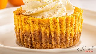 Olenka Cooks Recipe | Mini Pumpkin Cheesecakes