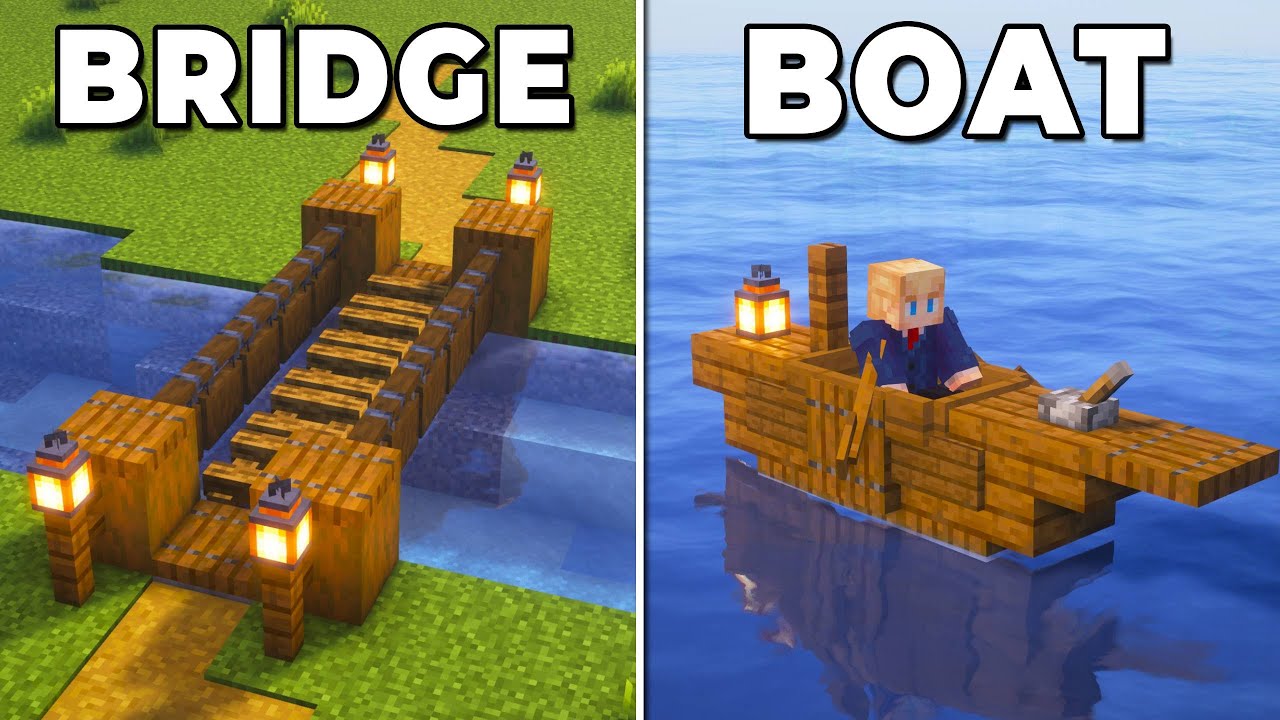 20+ Minecraft OUTDOOR Build Hacks & Designs!