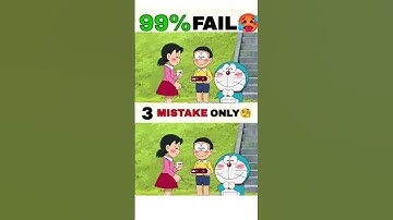 99% wrong Find 3 difference 🧠🤯.. || #find #viralvideo  #doreamongame #doraemon #trending #like