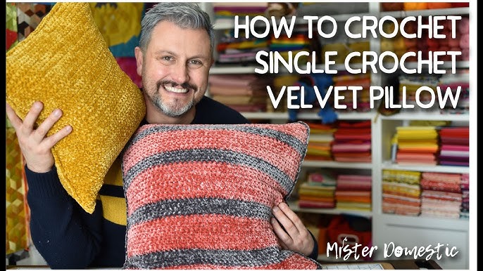 How to crochet a pillow for complete beginner! Tutorial
