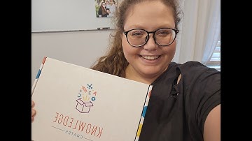 Knowledge Crate Dino Mini Crate and Busy Bin Unboxing // with ASMR Sensory Bin Assembly