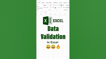 Data validation 👆 #excel #data #validation #exceltips #exceltutorial #exceltricks #viral #trending