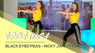 Vida Loca - Black Eyed Peas - Very Easy Full Body Workout Dance Video - Fitness - Legs - Booty Resimi