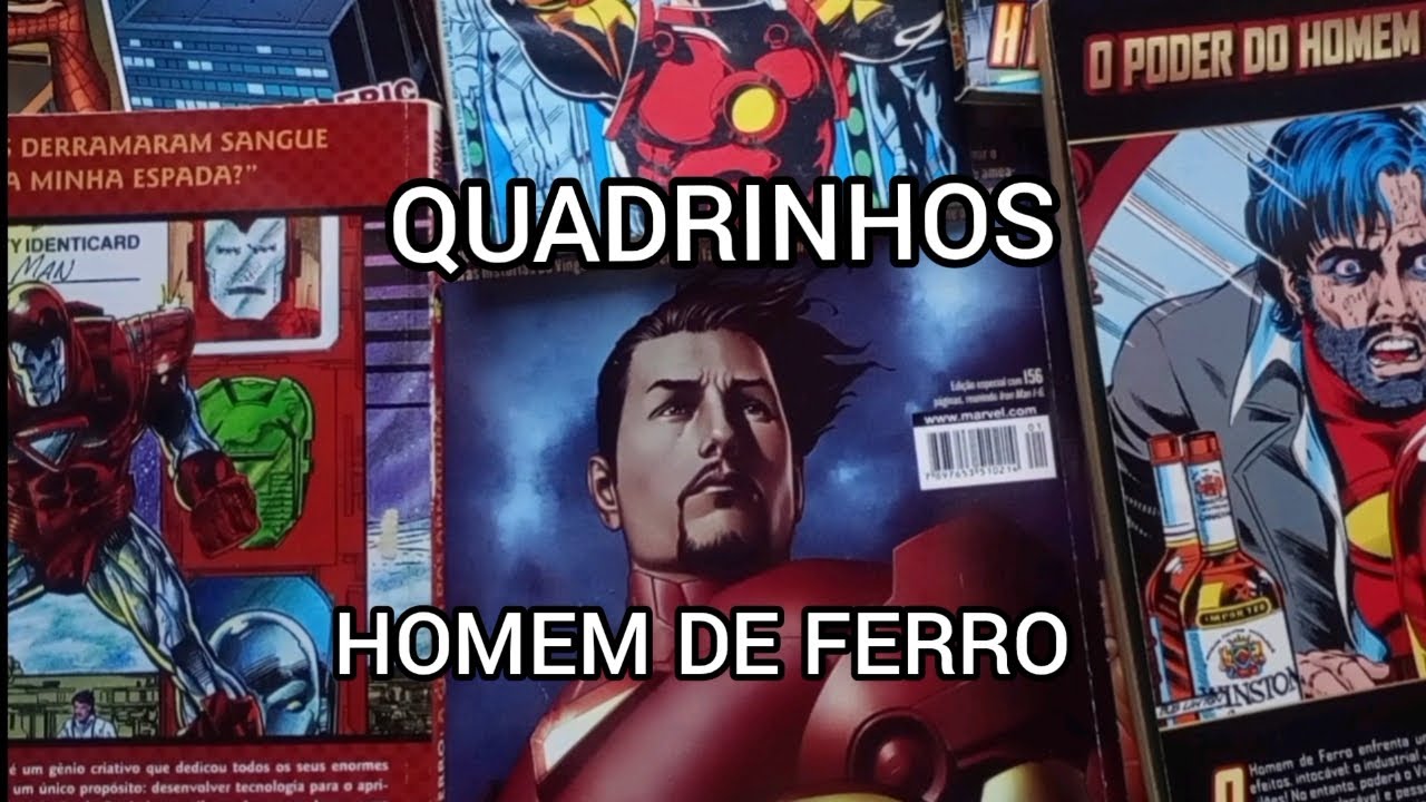 QUADRINHOS do HOMEM DE FERRO Tony Stark da MARVEL Curta 😎👍 e se divirta!