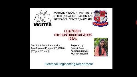 CONTRIBUTOR PERSONALITY DEVELOPMENT PROGRAM(3150004)