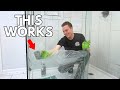 The Best Way to Clean Glass Shower Doors!