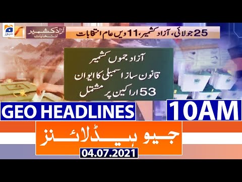 Azaad... Kashmir... Geo Headlines