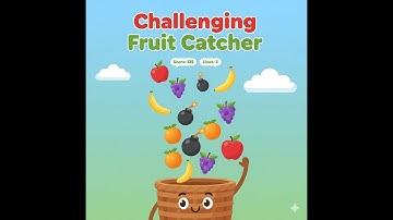 Fruit Catcher / Video Game #arcade #2d #html5game #browser #action