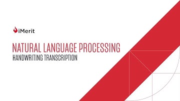 USE CASE - NLP General Handwriting Transcription