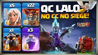 Th14 Queen Charge LaLo | Th14 Queen Charge Lavaloon | Best TH14 Attack Strategy | Clash of Clans coc