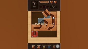 Roll the Ball slide puzzle Premium F Pack Level 3 Solution