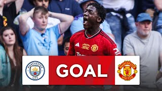 GOAL | Kobbie Mainoo | Manchester City 0-2 Manchester United | Final | Emirates FA Cup 2023-24 Resimi