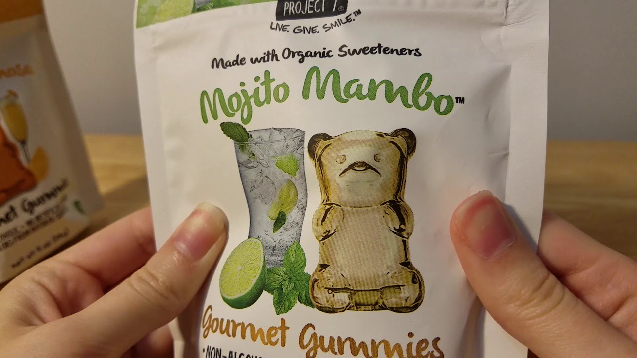 Project 7 Gummy Bears Sparkling Mimosa & Mojito Mambo YouTube