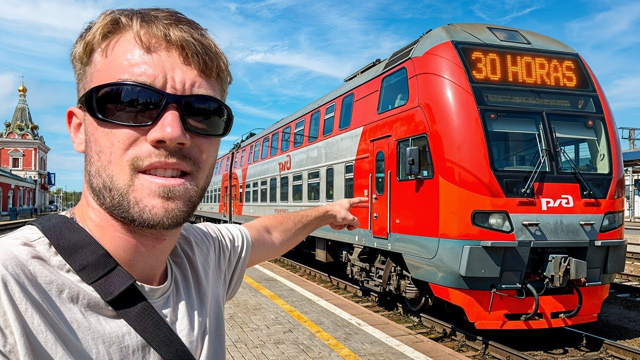 Probé Los Nuevos Trenes de Doble Piso de Rusia