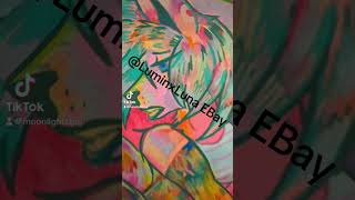 #Ebayseller #Prints #artandcraft #Furryart #painting #Flatcanvas #anthroart #acrylicpainting