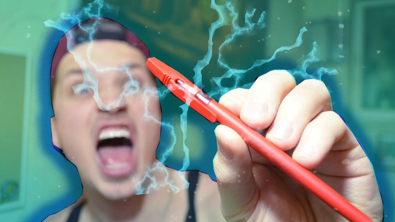 Как сделать ЭЛЕКТРИЧЕСКУЮ ручку из обычной ручки?? - YouTube