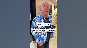 Ric Flair on Who is the greatest Superstar of all time🤘🐐 #wwe #ricflair SUBSCRIBE ☝️