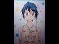 ニセコイの鶫誠士郎を手書きで書いてみた Drawing Seishirou Tsugumi from Nisekoi