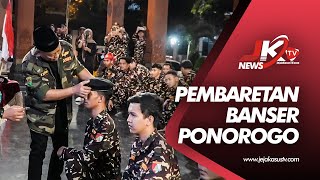 Kang Bupati Sugiri Sancoko Lakukan Pembaretan Anggota Banser Ponorogo tahun 2025