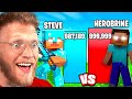 MINECRAFT STEVE vs MONSTERS POWER LEVEL COMPARISON!