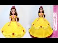 She's the Belle of the Ball! Beauty and the Beast Belle Doll Cake Tutorial