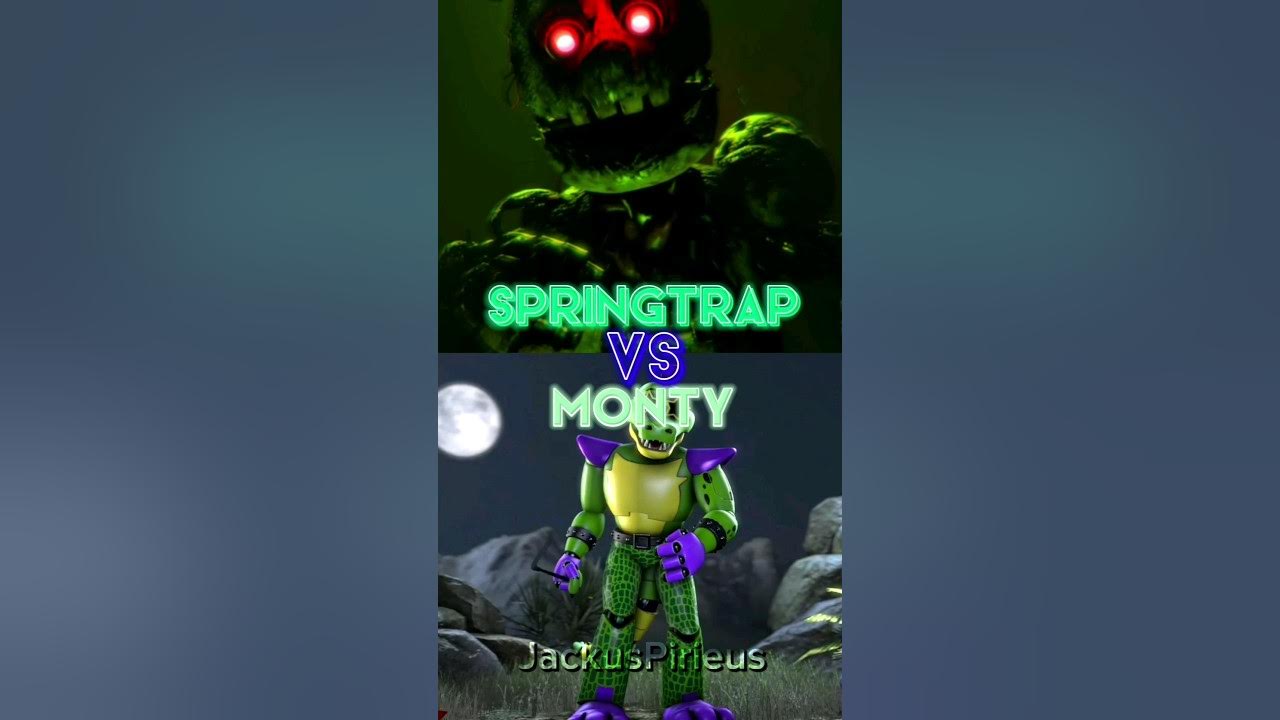 FNaF AR Springtrap Over Monty [Five Nights at Freddy's Security