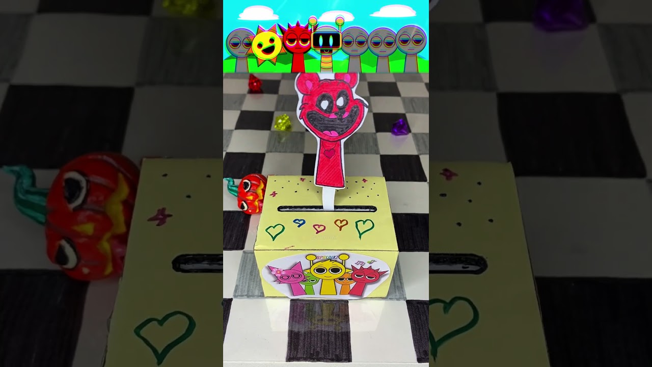 Incredibox SPRUNKI soundbox💖 Cardboard Game  