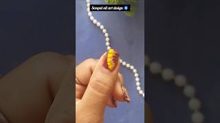 simple nail art designs at home for small nails#nailart #viralshor