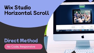 How to create Horizontal Scroll Animation in Wix Studio in 5 minutes (Scrolling Effect)