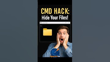 Hide Any File or Folder Using CMD! (No Software Needed)
