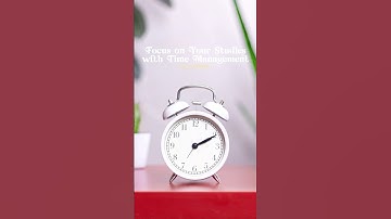 Episode 9: Focus on Your Studies with Time Management ⏰ #study #studymotivation