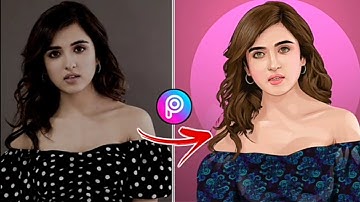 PicsArt Cartoon Photo Editing Tutorial || Vector Art In Android Step by Step || top2u