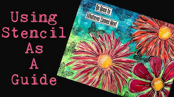 Mixed Media Art Journal Tutorial-Stencil Techniques Showcased