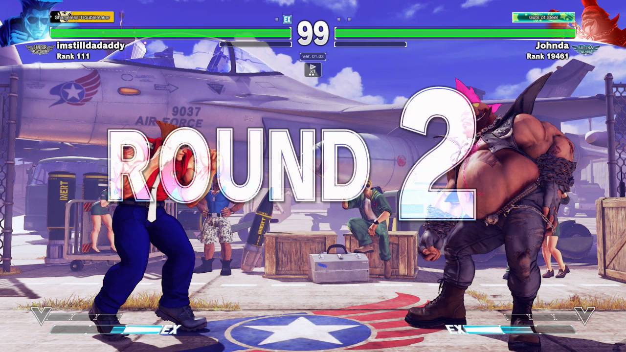 SFV~ Guile (imstilldadaddy) vs. Birdie (Johnda) HD