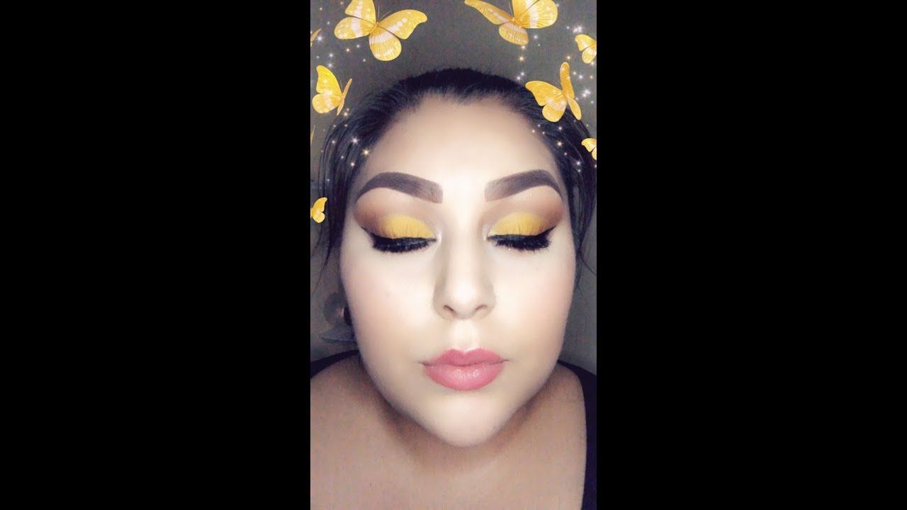 alista te conmigo usando sombra amarilla