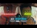 Ae Like Text In Alight Motion | XML + Preset | Inspired From @juraijeditzz